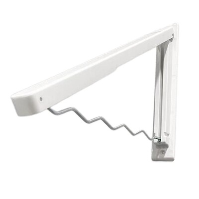 Sieninis drabužių kabyklos perforatorius Nemokama sulankstoma džiovinimo lentyna 20 svarų apkrovą laikanti pakabos lentyna Banguoto dizaino sulankstoma džiovinimo lentyna