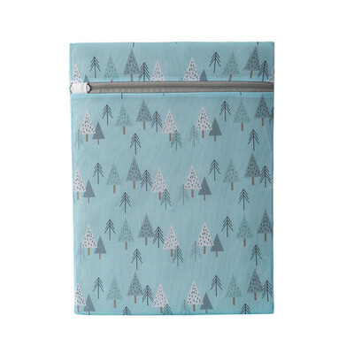 Akį traukiantys poetiški skalbinių maišeliai skalbimo mašinoms Mėlyni paukščiai ir medžiai Gražūs raštai Drabužių priežiūra Namų skalbinių tinklelis