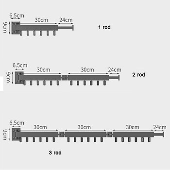 Πτυσσόμενη κρεμάστρα ρούχων Βάση τοίχου Πτυσσόμενη υφασμάτινη σχάρα στεγνώματος εσωτερικού & εξωτερικού χώρου Αλουμίνιο για πλύσιμο ρούχων για το σπίτι
