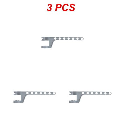 1 ~ 3 buc. Suport de uscare pentru haine anti-alunecare Rafturi de depozitare detașabile Organizator de haine poroase cu șapte găuri Umeraș pentru haine