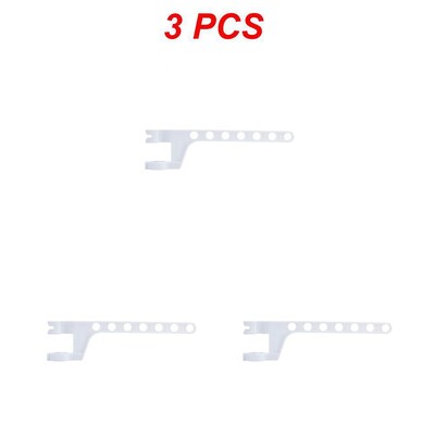 1 ~ 3 buc. Suport de uscare pentru haine anti-alunecare Rafturi de depozitare detașabile Organizator de haine poroase cu șapte găuri Umeraș pentru haine