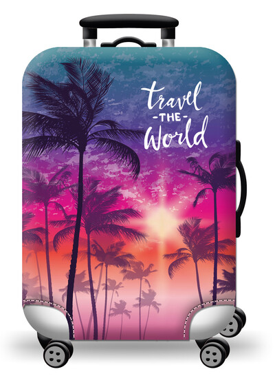 Husă de protecție pentru bagaje, elastică groasă, cu fermoar, pentru geanta de 18-32 inci, huse pentru valiză, husă pentru cărucior, accesorii de călătorie