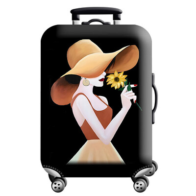 Csomagvédő sztreccs szövet bőröndvédő poggyászporvédő tok 18-32 hüvelykes bőröndtok utazásszervezőhöz