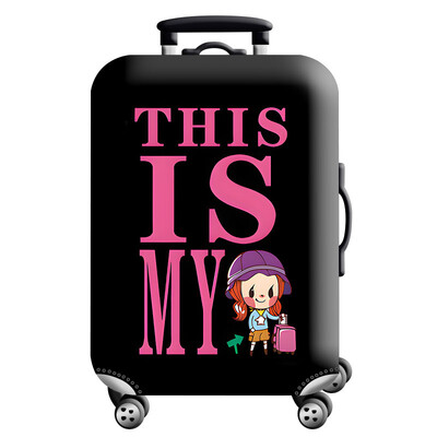 Csomagvédő sztreccs szövet bőröndvédő poggyászporvédő tok 18-32 hüvelykes bőröndtok utazásszervezőhöz