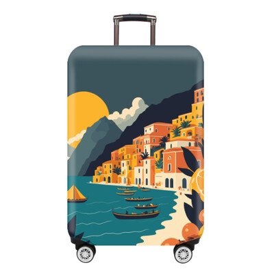 Csomagvédő sztreccs szövet bőröndvédő poggyászporvédő tok 18-32 hüvelykes bőröndtok utazásszervezőhöz