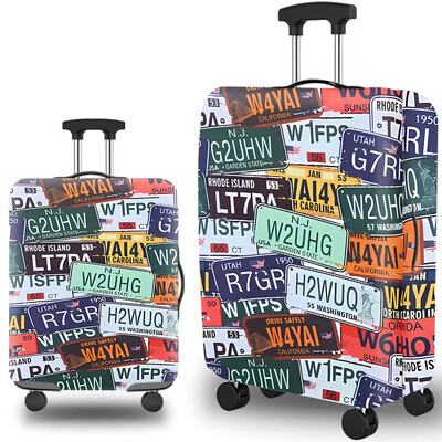 A legkeresettebb utazási bőröndvédő védőburkolat Elasztikus védő, mosható poggyászfedél rejtett cipzárral 18-32 hüvelykeshez