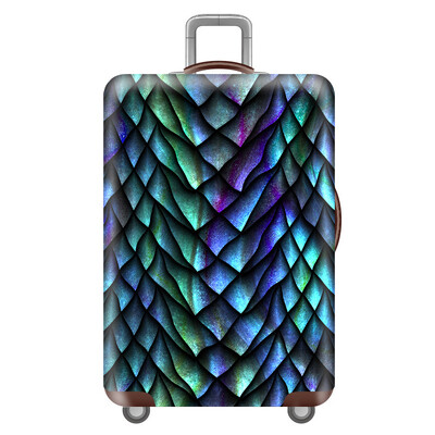 Divat poggyásztáska porvédő elasztikus bőröndhuzat 18-32 hüvelykes kocsihoz porvédő burkolat Csomagvédő Utazási kiegészítők HW707