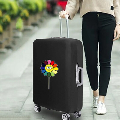 Csomagvédő tok Utazási Kiegészítők Nyomtatás Daisy Series bőrönd portól elasztikus fedél Jelentkezzen 18-32 hüvelykre