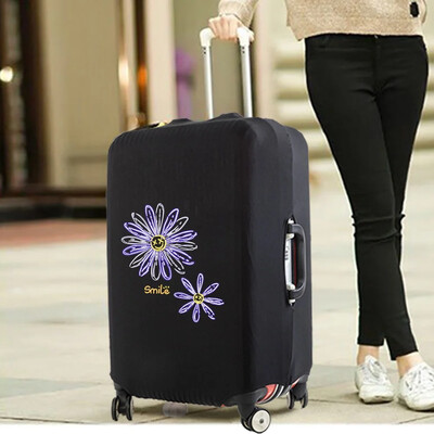 Csomagvédő tok Utazási Kiegészítők Nyomtatás Daisy Series bőrönd portól elasztikus fedél Jelentkezzen 18-32 hüvelykre