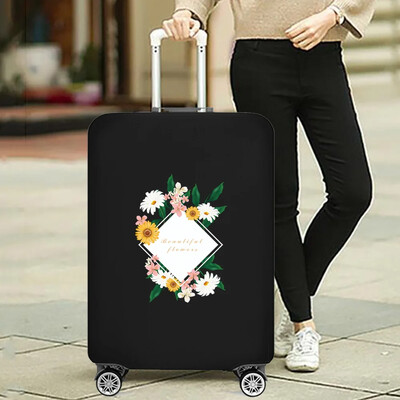 Csomagvédő tok Utazási Kiegészítők Nyomtatás Daisy Series bőrönd portól elasztikus fedél Jelentkezzen 18-32 hüvelykre