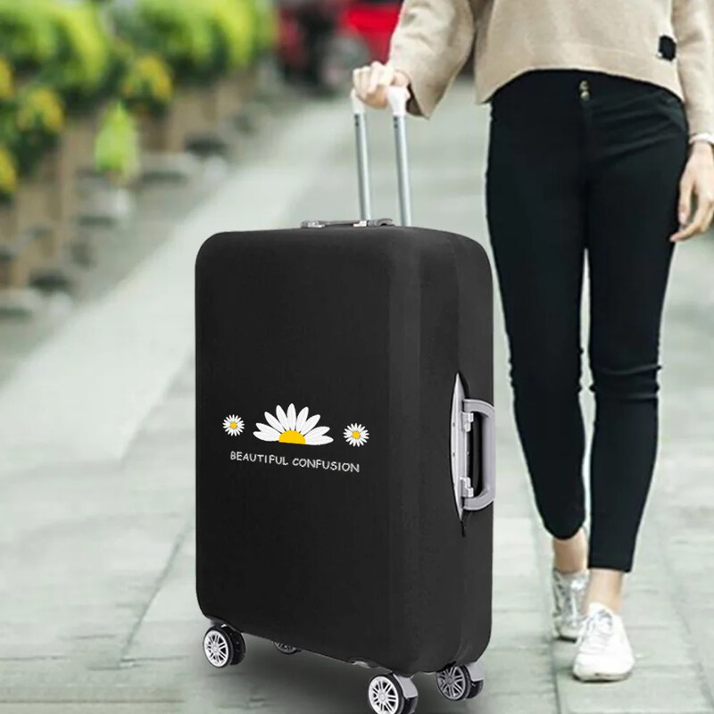Csomagvédő tok Utazási Kiegészítők Nyomtatás Daisy Series bőrönd portól elasztikus fedél Jelentkezzen 18-32 hüvelykre