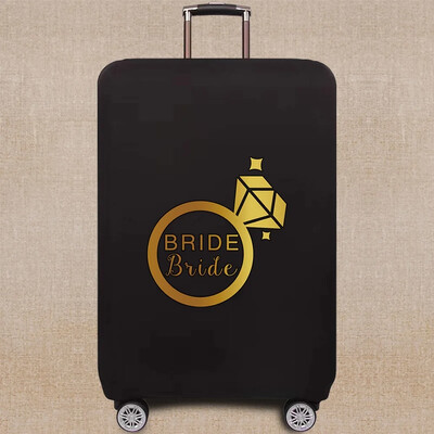 2024 m. Kelionių aksesuarai Bagažo dėklas Lagaminas Apsauginis dangtelis Bride Pattern Series Elastinis Apsauginis nuo dulkių Taikykite 18''-32'' lagaminą