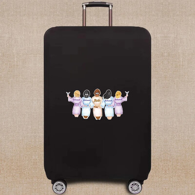 2024 m. Kelionių aksesuarai Bagažo dėklas Lagaminas Apsauginis dangtelis Bride Pattern Series Elastinis Apsauginis nuo dulkių Taikykite 18''-32'' lagaminą