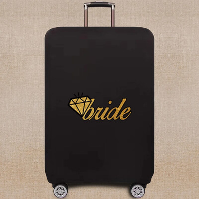 2024 m. Kelionių aksesuarai Bagažo dėklas Lagaminas Apsauginis dangtelis Bride Pattern Series Elastinis Apsauginis nuo dulkių Taikykite 18''-32'' lagaminą