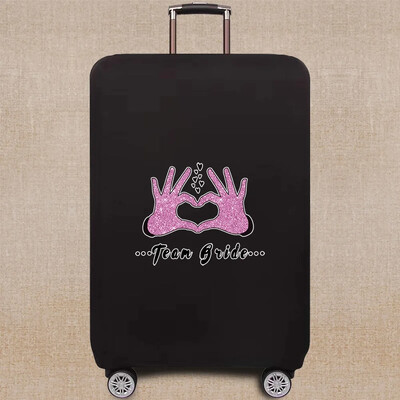 2024 m. Kelionių aksesuarai Bagažo dėklas Lagaminas Apsauginis dangtelis Bride Pattern Series Elastinis Apsauginis nuo dulkių Taikykite 18''-32'' lagaminą