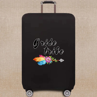 2024 m. Kelionių aksesuarai Bagažo dėklas Lagaminas Apsauginis dangtelis Bride Pattern Series Elastinis Apsauginis nuo dulkių Taikykite 18''-32'' lagaminą