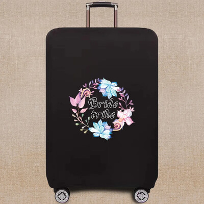 2024 m. Kelionių aksesuarai Bagažo dėklas Lagaminas Apsauginis dangtelis Bride Pattern Series Elastinis Apsauginis nuo dulkių Taikykite 18''-32'' lagaminą