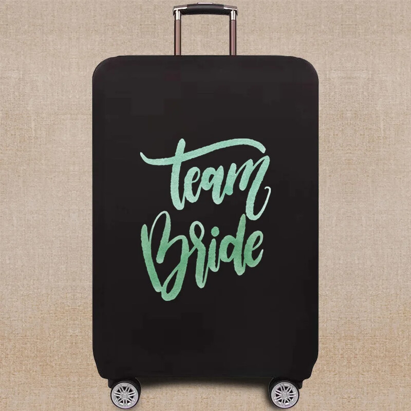 2024 m. Kelionių aksesuarai Bagažo dėklas Lagaminas Apsauginis dangtelis Bride Pattern Series Elastinis Apsauginis nuo dulkių Taikykite 18''-32'' lagaminą