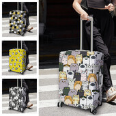 Bagažo dangtis, tamprus audinys, lagamino apsauga, bagažo dėklo dangtis, tinkantis 18-32 colių lagamino dėklo kelionių organizatoriui