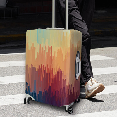 Bagažo dangtis, tamprus audinys, lagamino apsauga, bagažo dėklo dangtis, tinkantis 18-32 colių lagamino dėklo kelionių organizatoriui