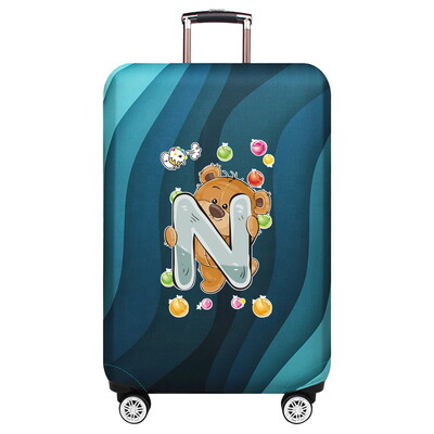 Husă de protecție elastică groase pentru bagaje Husă de praf Costum de valiză anti-zgârieturi pentru geanta de 18-32 inci Accesorii de călătorie cu model de urs