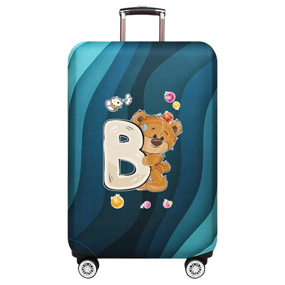 Husă de protecție elastică groase pentru bagaje Husă de praf Costum de valiză anti-zgârieturi pentru geanta de 18-32 inci Accesorii de călătorie cu model de urs