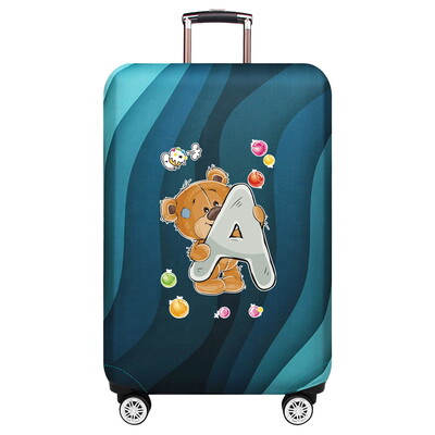 Husă de protecție elastică groase pentru bagaje Husă de praf Costum de valiză anti-zgârieturi pentru geanta de 18-32 inci Accesorii de călătorie cu model de urs