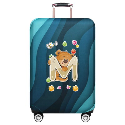Husă de protecție elastică groase pentru bagaje Husă de praf Costum de valiză anti-zgârieturi pentru geanta de 18-32 inci Accesorii de călătorie cu model de urs