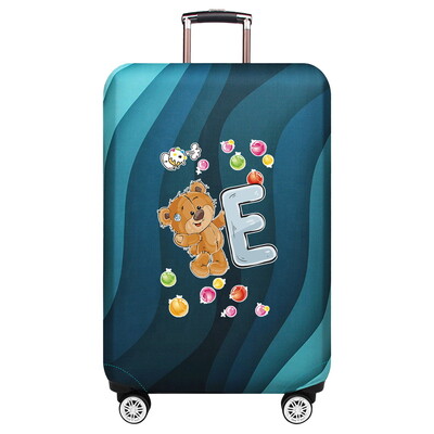 Husă de protecție elastică groase pentru bagaje Husă de praf Costum de valiză anti-zgârieturi pentru geanta de 18-32 inci Accesorii de călătorie cu model de urs