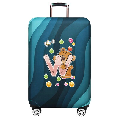 Husă de protecție elastică groase pentru bagaje Husă de praf Costum de valiză anti-zgârieturi pentru geanta de 18-32 inci Accesorii de călătorie cu model de urs