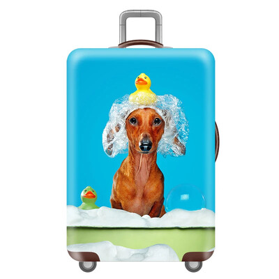 Îngroșare husă pentru bagaje elasticitate cărucior husă de praf husă de protecție pentru valiză pentru valiză de 18-32 inci, accesorii de călătorie