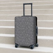 Abstract Leaf Line Lagamino viršelis Madingas Geometrinis Tamprus Kruizinis Kelionės Apsauga Bagažo dėklas Šventės