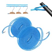 Clothes Horse Clothesline Nylon Αντιολισθητικά Ρούχα Σχοινί για στέγνωμα, 10M Travel Outdoor Clothes Line συλλογή