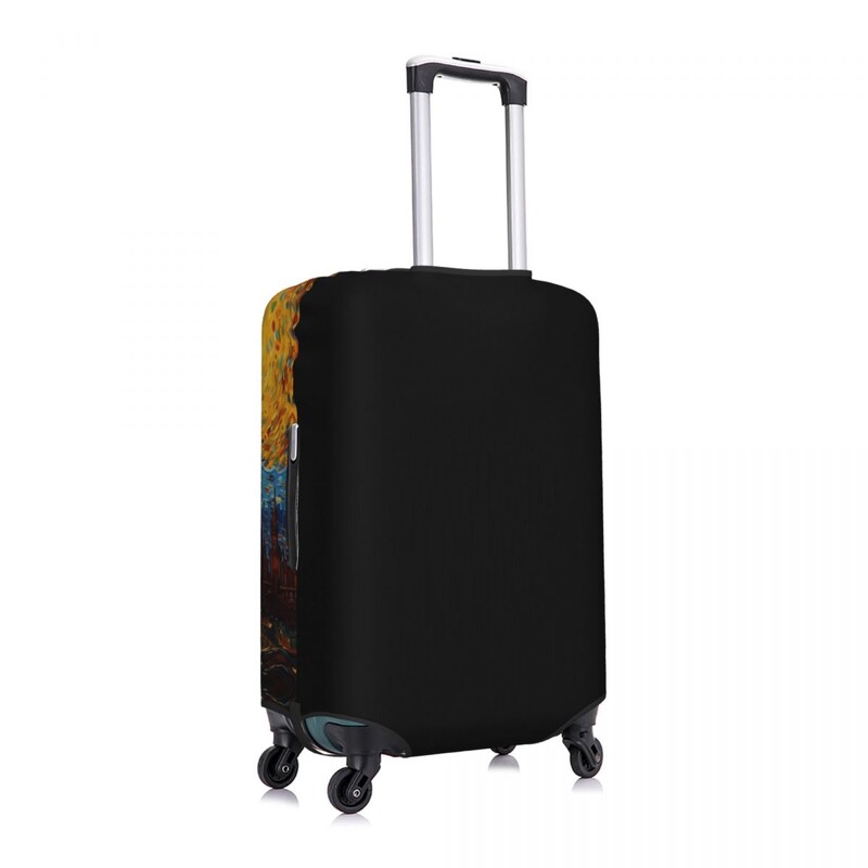 Festés páva bőröndhuzat színes állati körutazás utazás repülés Strectch poggyásztok védelme