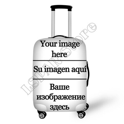 Ocean Style Dolphin Print poggyászvédő porvédők, rugalmas 18-32 hüvelykes utazási bőröndvédő poggyásztakarók