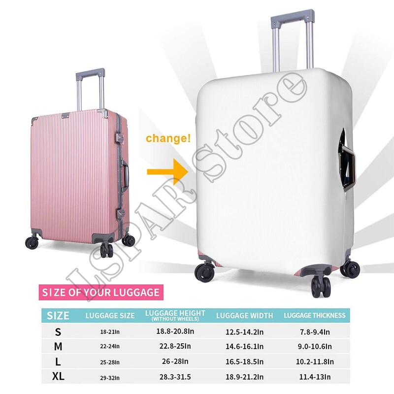 Ocean Style Dolphin Print poggyászvédő porvédők, rugalmas 18-32 hüvelykes utazási bőröndvédő poggyásztakarók