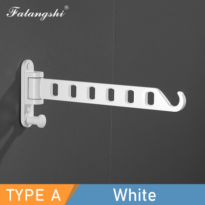 „Falangshi“ drabužių kabykla, juoda, besisukanti drabužių kabyklos sieninė kabykla, džiovinimo kabykla, aliuminio drabužių kabykla WB3018