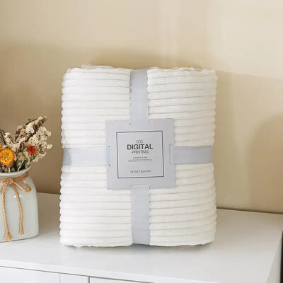 Fliisist voodikatted voodikatted Diivani tekk Viskade tekid Palus ühevärviline pehme pleed