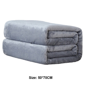 150/120X200cm Γκρι φανέλα Fleece κουβέρτα για ενήλικες Παιδιά Μαλακά ζεστά καλύμματα κρεβατιού ριχτάρι Απλό μονόχρωμο καναπέ Αναπνεύσιμο κάλυμμα