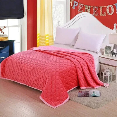 Talvine soe paks sametist voodikate voodil Ruuduline voodikate Tepitud voodikate Madratsi kate Tekid vooditeks لحاف