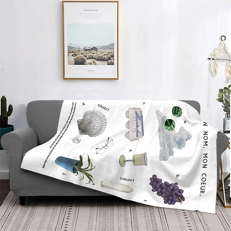 Pături nordice pentru decorarea casei Pătură de pat de flanel pentru birou, șal de pui de somn, husă de canapea de călătorie, aer condiționat prosop cuvertură de pat 담요