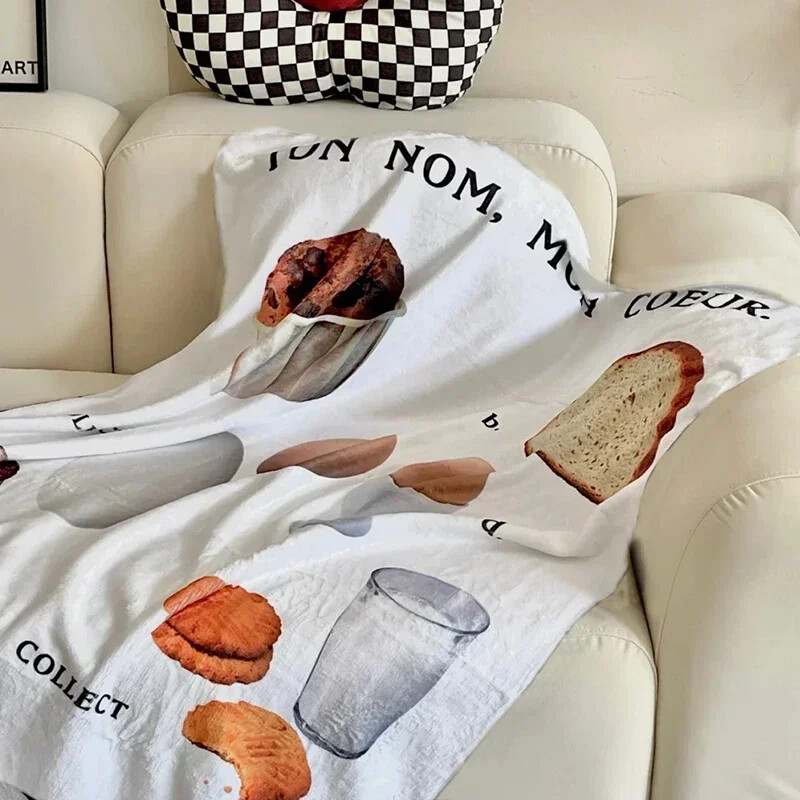 Pături nordice pentru decorarea casei Pătură de pat de flanel pentru birou, șal de pui de somn, husă de canapea de călătorie, aer condiționat prosop cuvertură de pat 담요