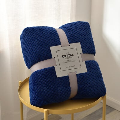 Itin minkšta kieta antklodė koralų vilnos antklodė sofa-lovai stora antklodė Siesta biuro lovatiesė jogos užvalkalas namams