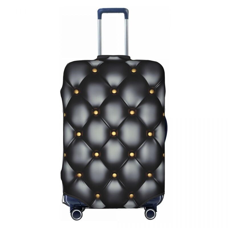 Juodo rombo lagamino dangtelio tekstūra Abstrakti geometrinė atostogų kelionės praktiški bagažo reikmenys, apsauga, kalėdinė dovana