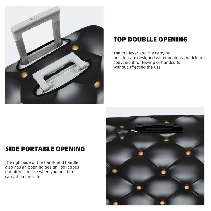 Juodo rombo lagamino dangtelio tekstūra Abstrakti geometrinė atostogų kelionės praktiški bagažo reikmenys, apsauga, kalėdinė dovana