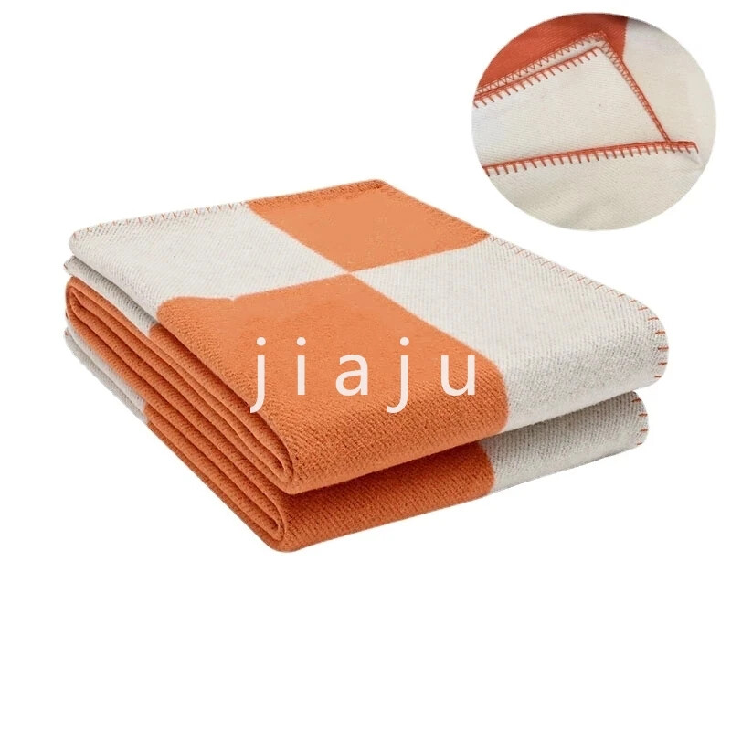 Pătură de cașmir în carouri 135x180cm Eșarfă din lână super moale, șal, iarnă, călduroasă, lux, canapea extensibilă, fleece, tricotată, pătură pelerina