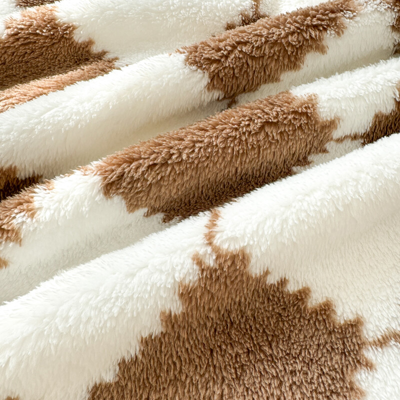 1 bucată de cafea flanel alb panda fleece moale și confortabilă pătură pentru pui de somn potrivită pentru canapea extensibilă canapea birou