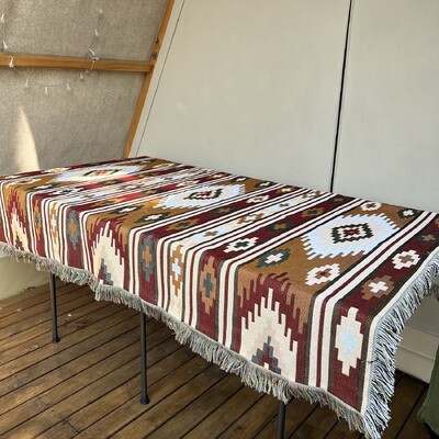 Pături vintage, tricot boem, cu ață, pătură pat canapea în carouri prosop moale pat în carouri tapiserie cuvertură de pat față de masă Cobertor