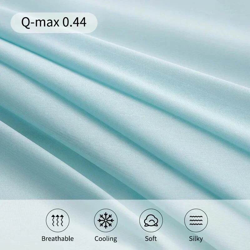 Pătură răcoritoare pentru pat Cuvertură mătăsoasă cu aer condiționat Cuvertură ușoară răcită de vară cu țesătură dublă pentru rece și răcoare