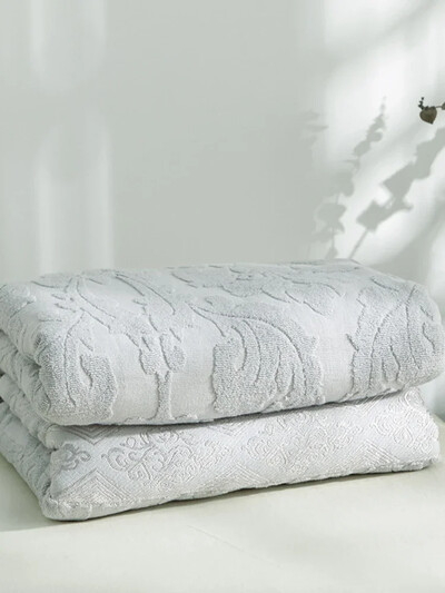 Žakardo medvilninių rankšluosčių siūlų antklodė suaugusiems, vaikams, minkšta orui pralaidi lovatiesė, vasarinė antklodė ant sofos / lovos